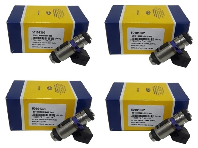 Kit 4 Bico Injetor Palio 1.0 1.3 1.5 Magneti Marelli Iwp065