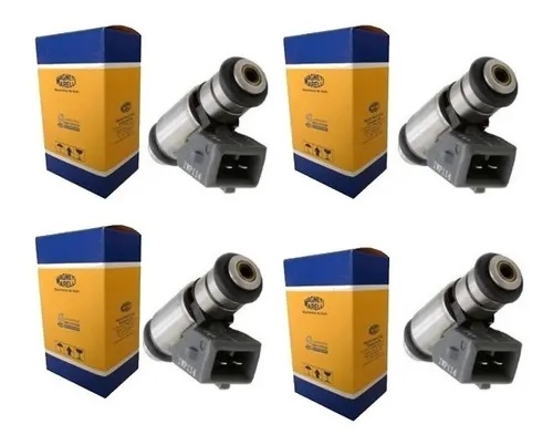 Kit 4 Bico Injetor Original Saveiro G3 Santana 1.8 Iwp114