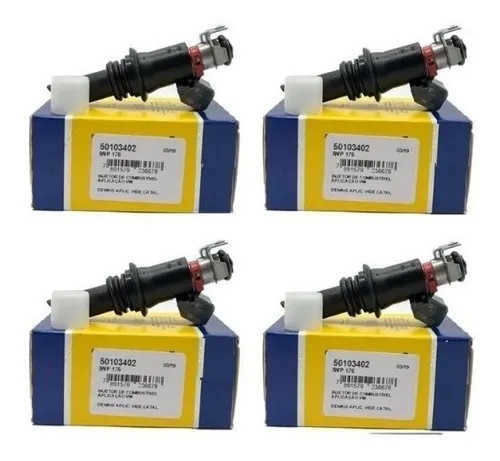 4 Bico Injetor Fox Gol G5 Fox Voyage Magneti Marelli Iwp176