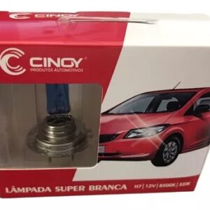 Lâmpada Super Branca H7 8500k Cinoy Tipo Xenon