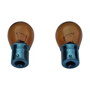 Par Lâmpada Pisca/seta 12v 1 Polo Ambar Py21w