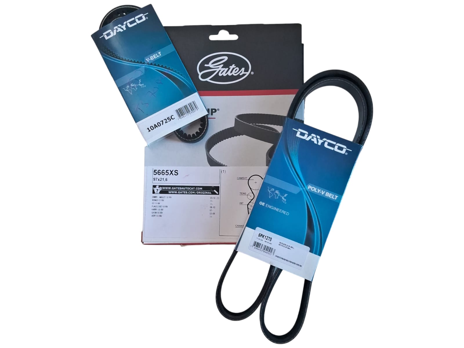 Correias + Correia Dentada Chery Tiggo 2 1.5 16v 2018/...